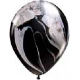 Balloon 11"  Black & White (25)