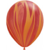 Balloon 11"  Red Orange (25)