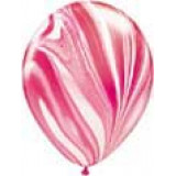 Balloon 11"  Red & White (25)