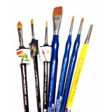 Setola Extra Long-Handled Bristle Brushes, Series 295 (Filbert) - Filbert 20 | Tintoretto