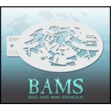 BAM1214 Bad Ass Stencil 