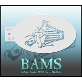 BAM1413 Bad Ass Stencil 