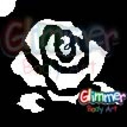 Stencil - Bouton de rose - fleur