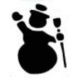 Stencil - Snowman